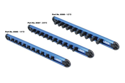 Laser Tools 8088 Laser Tools Racing 45 Degree Quick Lock Socket Rail 1/2"D Laser Tools