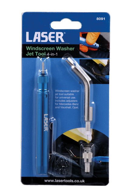 Laser Tools 8091 Windscreen Washer Jet Tool 4-in-1 Laser Tools