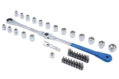 Laser Tools 8094 Auxiliary Belt Wrench Set 3/8"D 37pc Laser Tools