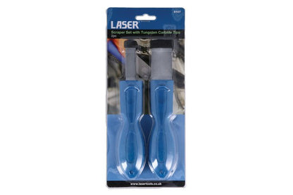 Laser Tools 8107 Scraper Set With Tungsten Carbide Tips 2pc Laser Tools