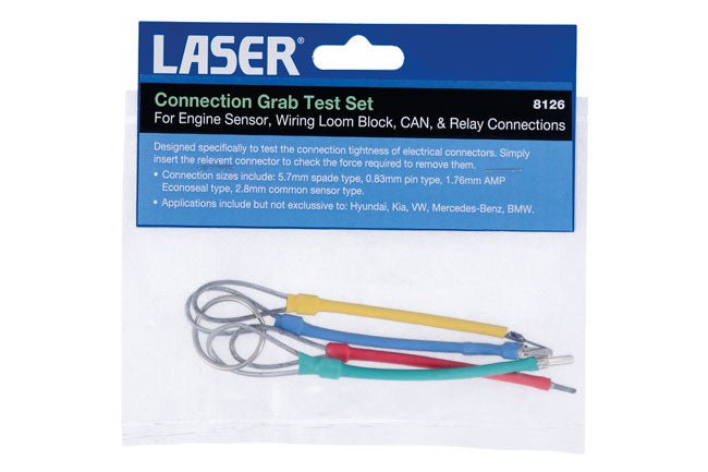Laser Tools 8126 Connection Grab Test Set Laser Tools