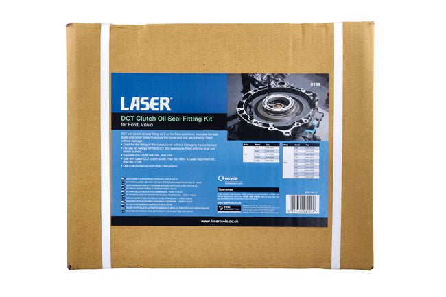 Laser Tools 8129 DCT Clutch Oil Seal Fitting Kit - for Ford, Volvo Laser Tools