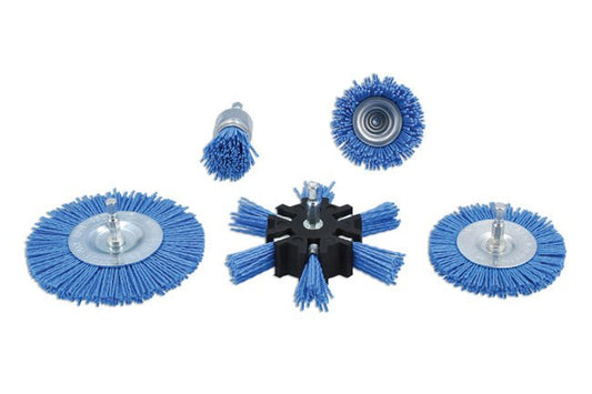 Laser Tools 8133 Nylon Abrasive Filament Brush Set Laser Tools