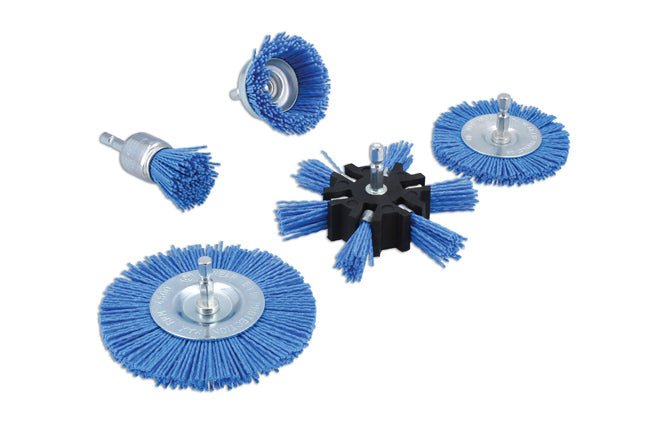 Laser Tools 8133 Nylon Abrasive Filament Brush Set Laser Tools