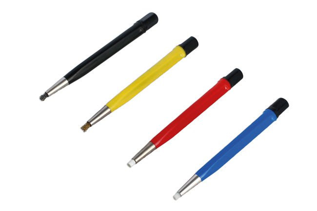 Laser Tools 8141 Abrasive Pen Brush Set 4pc Laser Tools