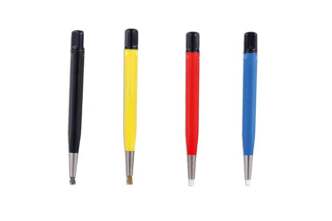 Laser Tools 8141 Abrasive Pen Brush Set 4pc Laser Tools