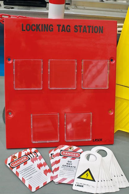 Laser Tools 8152 Locking Tag Station Kit Laser Tools
