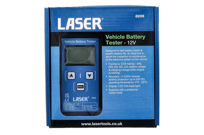 Laser Tools 8206 Vehicle Battery Tester 12V Laser Tools