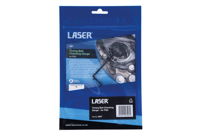 Laser Tools 8207 Timing Belt Checking Gauge - for PSA Laser Tools
