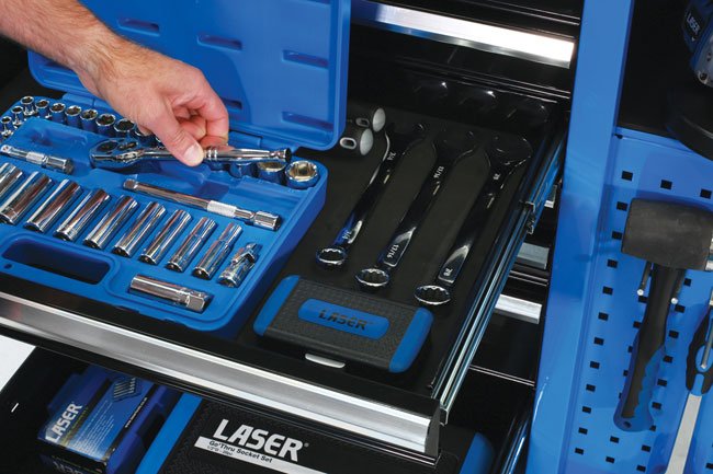 Laser Tools 8208 Roller Cabinet - 10 Drawer Laser Tools