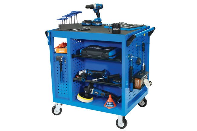 Laser Tools 8208 Roller Cabinet - 10 Drawer Laser Tools