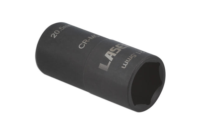 Laser Tools 8212 Double Ended Damaged Wheel Nut Socket 20.5x21.5mm Laser Tools