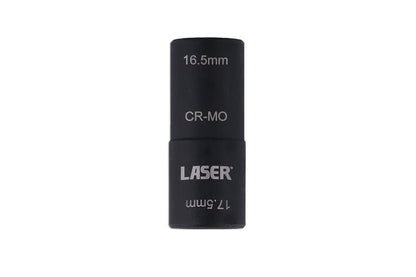 Laser Tools 8213 Double Ended Damaged Wheel Nut Socket 16.5 x 17.5mm Laser Tools