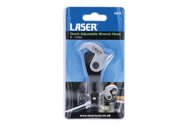 Laser Tools 8215 Quick Adjustable Wrench Head 8 - 17mm Laser Tools