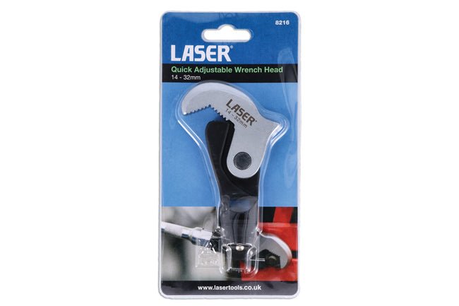 Laser Tools 8216 Quick Adjustable Wrench Head 14 - 32mm Laser Tools