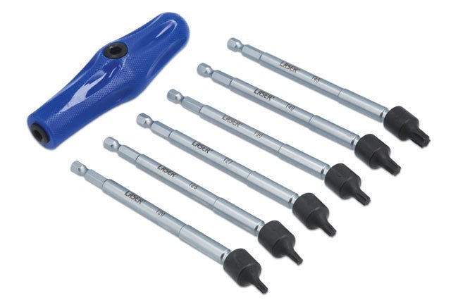 Laser Tools 8219 Universal Joint Star Bit Set 6pc Laser Tools