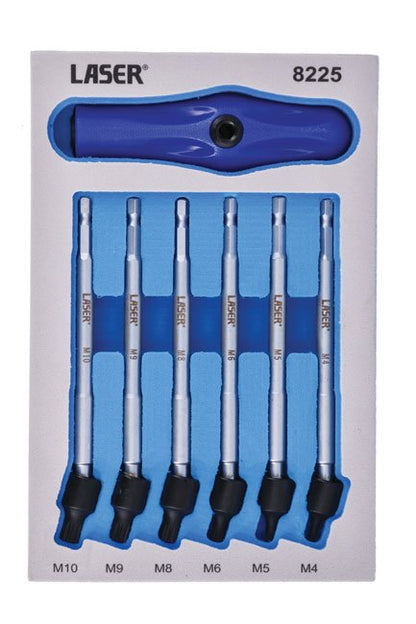 Laser Tools 8225 Universal Joint Spline Bit Set 6pc Laser Tools