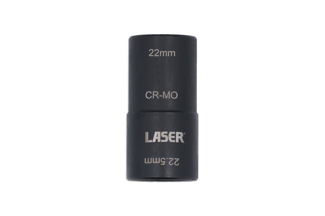 Laser Tools 8226 Double Ended Damaged Wheel Nut Socket 22 x 22.5mm Laser Tools