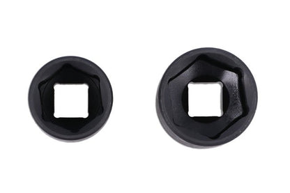 Laser Tools 8228 Double Ended Damaged Wheel Nut Socket Set 2pc Laser Tools