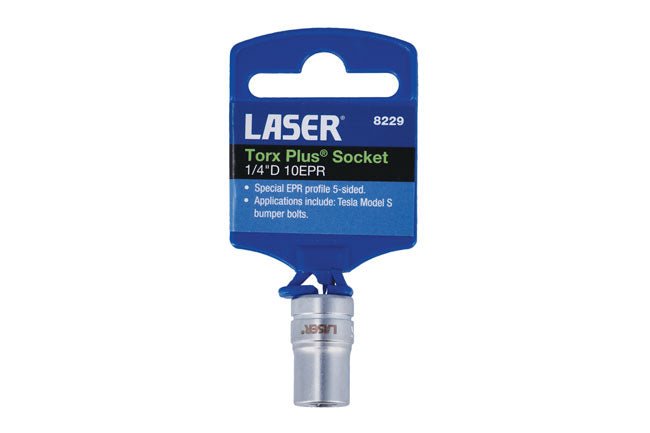 Laser Tools 8229 Torx PlusÂ® Socket 1/4"D 10EPR Laser Tools