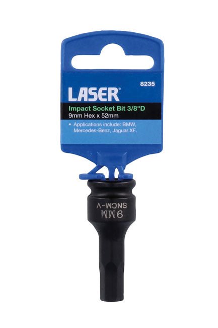 Laser Tools 8235 Impact Socket Bit 3/8"D 9mm Laser Tools
