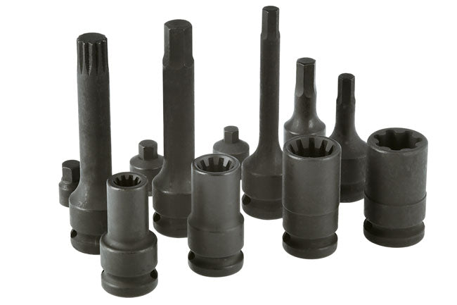 Laser Tools 8237 German Vehicle Brake Caliper Set 12pc Laser Tools