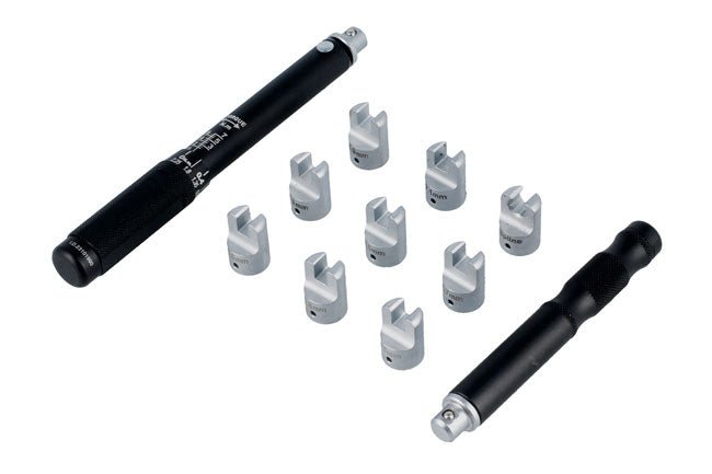 Laser Tools 8241 Motorcycle Spoke Wrench Set with Torque Wrench Laser Tools