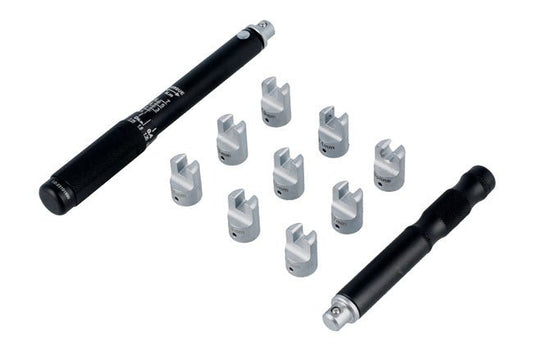 Laser Tools 8241 Motorcycle Spoke Wrench Set with Torque Wrench Laser Tools