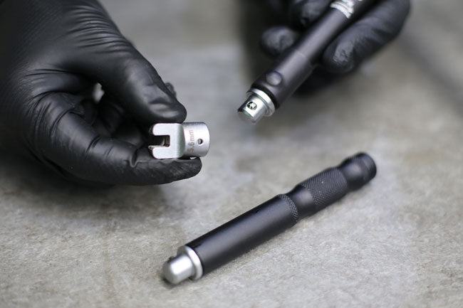 Laser Tools 8241 Motorcycle Spoke Wrench Set with Torque Wrench Laser Tools