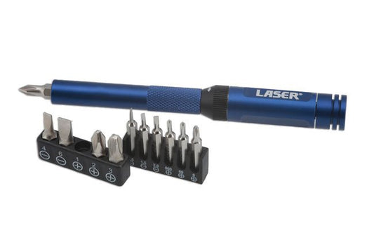 Laser Tools 8244 Ratchet Screwdriver for Standard & Precision Bits Laser Tools