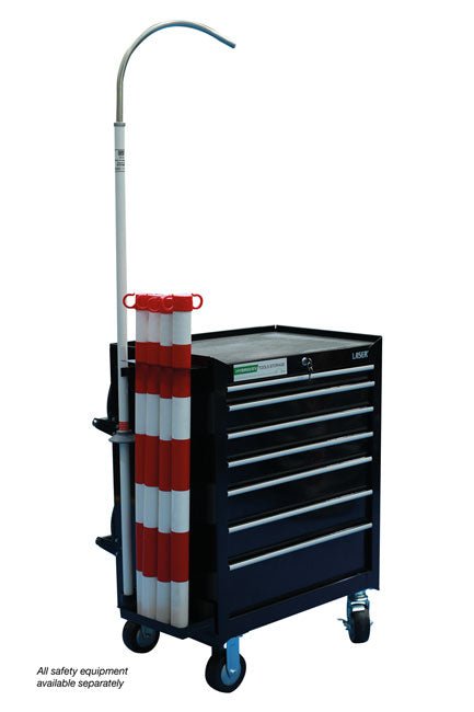 Laser Tools 8248 Hybrid/EV Roller Cabinet 7 Drawer with Brackets Laser Tools