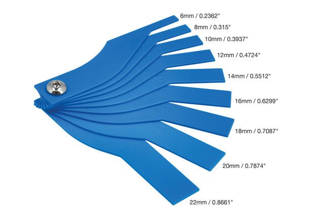 Laser Tools 8258 Brake Pad Thickness Gauge - for HGV Laser Tools