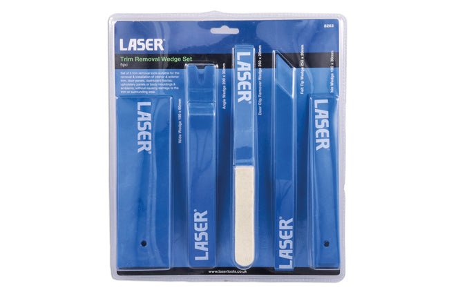 Laser Tools 8263 Trim Removal Wedge Set 5pc Laser Tools