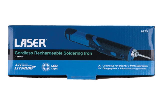 Laser Tools 8273 Cordless Rechargeable Soldering Iron Laser Tools