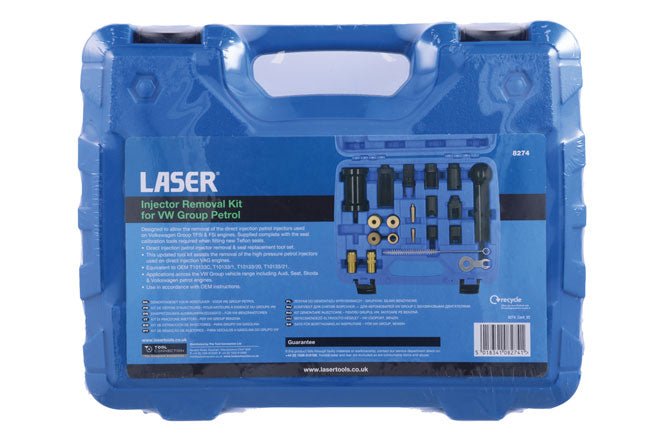 Laser Tools 8274 Injector Removal Kit - for VW Group Petrol Laser Tools