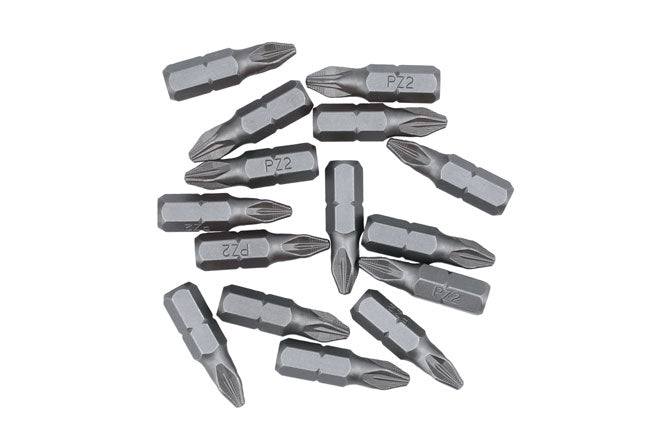 Laser Tools 8279 Non-Slip 'Cubic' Tip Bit Set Pz2 15pc Laser Tools