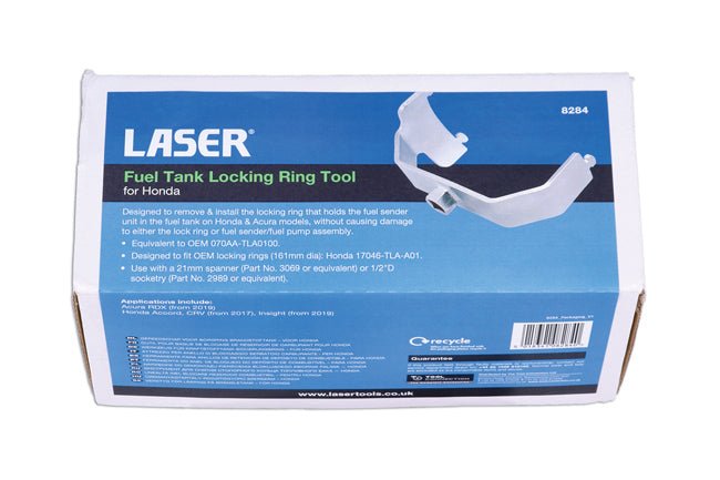 Laser Tools 8284 Fuel Tank Locking Ring Tool - for Honda Laser Tools