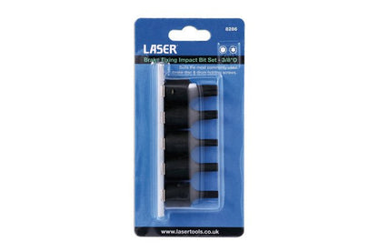 Laser Tools 8286 Brake Fixing Impact Bit Set 3/8"D Laser Tools
