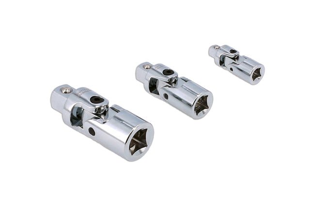 Laser Tools 8299 Universal Joint Set Spring Loaded 3pc Laser Tools