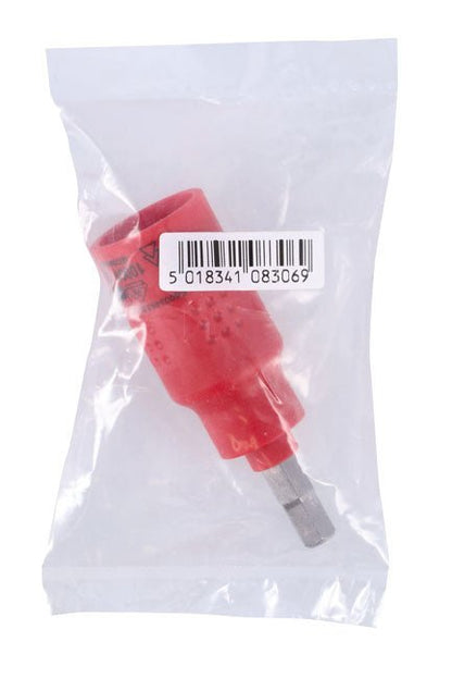 Laser Tools 8306 Insulated Hex Socket Bit 6mm 3/8"D Laser Tools