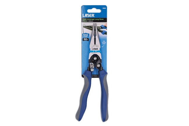 Laser Tools 8326 High Leverage Long Nose Pliers 230mm Laser Tools