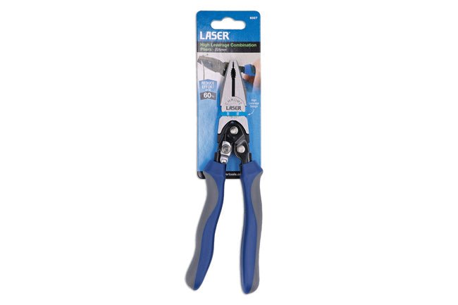 Laser Tools 8327 High Leverage Combination Pliers 225mm Laser Tools