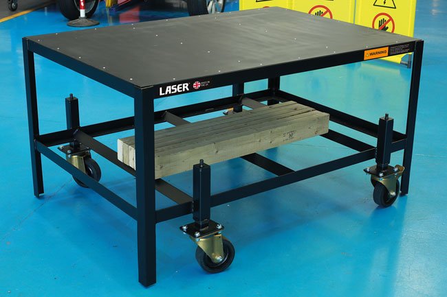 Laser Tools 8339 EV Battery Adjustable Mobile Bench SWL 800kg Laser Tools