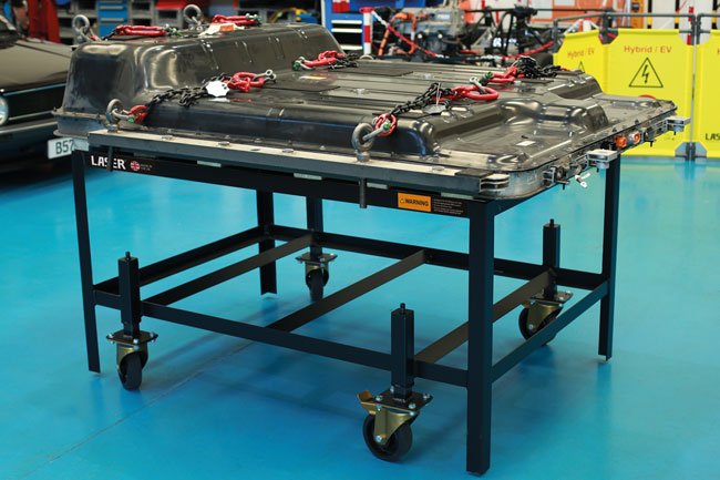 Laser Tools 8339 EV Battery Adjustable Mobile Bench SWL 800kg Laser Tools