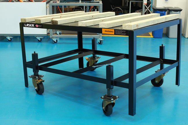 Laser Tools 8339 EV Battery Adjustable Mobile Bench SWL 800kg Laser Tools