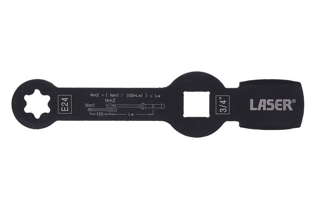 Laser Tools 8343 HGV Brake Caliper Wrench E24 Laser Tools