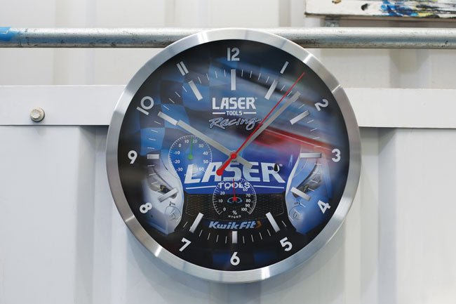 Laser Tools 8346 Laser Tools Racing Wall Clock Laser Tools