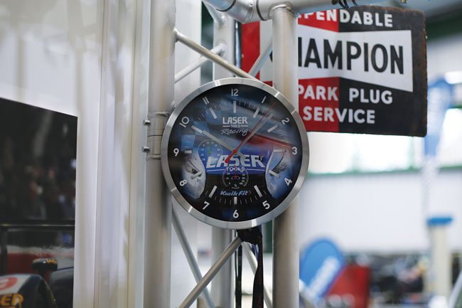 Laser Tools 8346 Laser Tools Racing Wall Clock Laser Tools