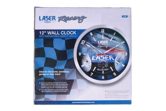 Laser Tools 8346 Laser Tools Racing Wall Clock Laser Tools