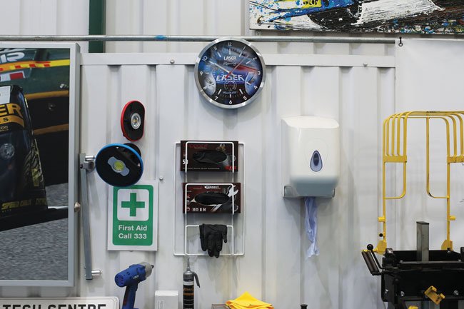 Laser Tools 8346 Laser Tools Racing Wall Clock Laser Tools